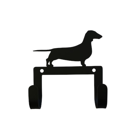 Village Wrought Iron Village Wrought Iron WH-LC-241 Dachshund Leash & Collar Wall Hook WH-LC-241